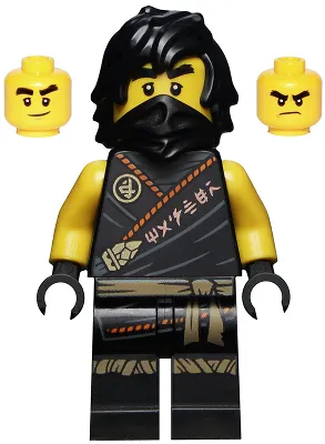 Cole - Legacy, Rebooted, Ninjago Logogram 'MASTER' on Torso