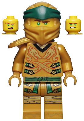Lloyd (Golden Ninja) - Legacy, Yellow Head, Shoulder Armor