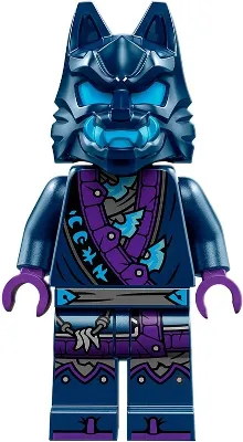 Wolf Mask Warrior - Dark Blue and Dark Azure Mask