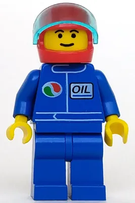 Octan - Blue Oil, Blue Legs, Red Helmet, Trans-Light Blue Visor