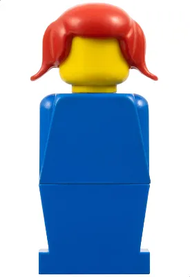 LEGOLAND - Blue Torso, Blue Legs, Red Pigtails Hair