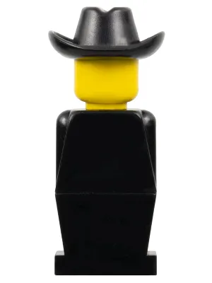 LEGOLAND - Black Torso, Black Legs, Black Cowboy Hat