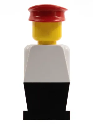 LEGOLAND - White Torso, Black Legs, Red Hat