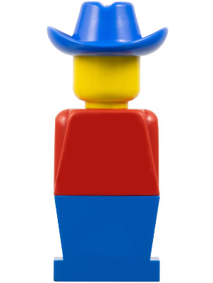 LEGOLAND - Red Torso, Blue Legs, Blue Cowboy Hat