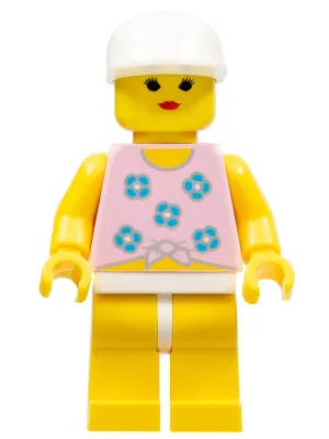 Blue Flowers - Yellow Legs, White Cap