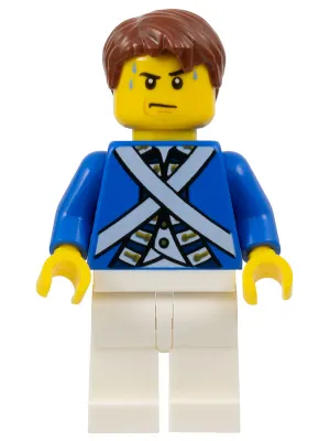 Bluecoat Soldier 5 - Sweat Drops, Reddish Brown Hair