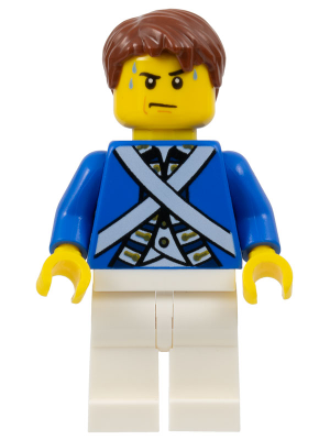 Bluecoat Soldier 5 - Sweat Drops, Reddish Brown Hair