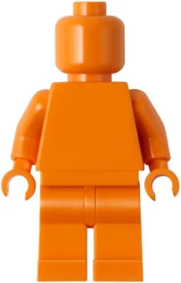 Plain Orange Torso, Orange Legs, Orange Head (Monochrome)