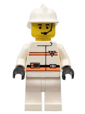 Res-Q 3 - White Fire Helmet, White Hips