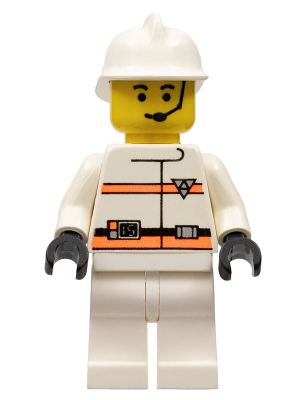 Res-Q 3 - White Fire Helmet, White Hips