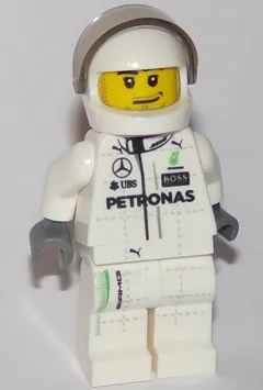 Mercedes F1 W07 Hybrid Driver - White Helmet