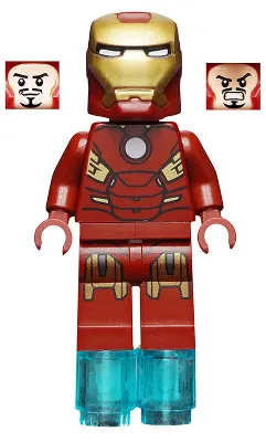 Iron Man - Mark 7 Armor, Small Helmet Visor, Foot Repulsors
