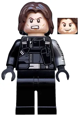 Winter Soldier - Dark Brown Hair, Black Hands