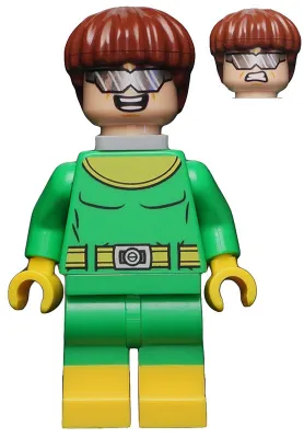 Dr. Octopus (Otto Octavius) / Doc Ock - Bright Green Outfit, Neck Bracket