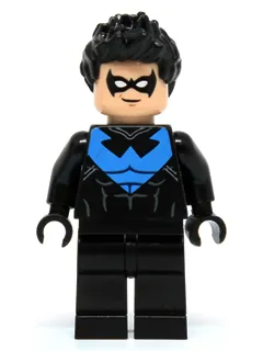 Nightwing - White Eye Holes and Blue Chest Symbol