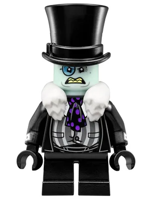 The Penguin - White Fur Collar, Black Suit, Angry