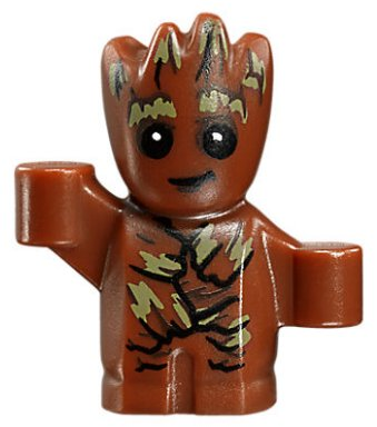 Groot - Baby, Reddish Brown