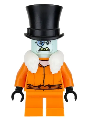 The Penguin - White Fur Collar, Prisoner Jumpsuit, Light Aqua Head