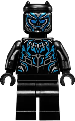 Black Panther - Metallic Light Blue Highlights