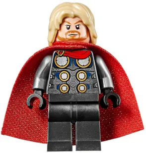 Thor - Spongy Cape, Pearl Dark Gray Legs