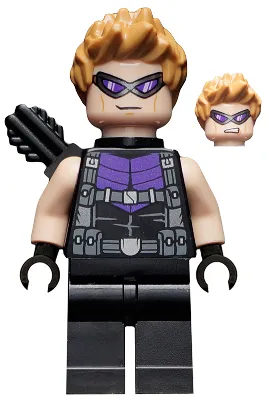 Hawkeye - Black and Dark Purple Suit, Quiver, Goggles