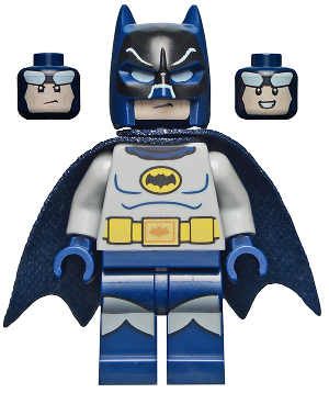 Batman - Classic TV Series, Goggles and Light Bluish Gray Torso