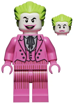 The Joker - Dark Pink Suit, Open Mouth Grin / Closed Mouth