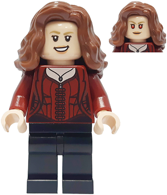 The Scarlet Witch (Wanda Maximoff) - Plain Legs, Reddish Brown Hair