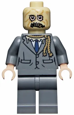 Scarecrow - No Hat, Dark Bluish Gray Suit