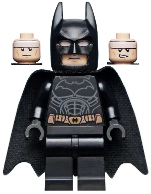 Batman - Black Suit with Copper Belt, Spongy Cape