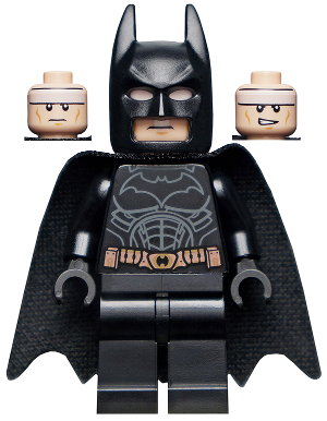 Batman - Black Suit with Copper Belt, Spongy Cape
