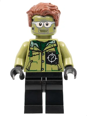 The Riddler - Olive Green Jacket