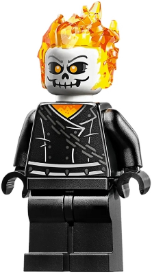 Ghost Rider, Johnathon 'Johnny' Blaze - White Head, Belt with Spikes