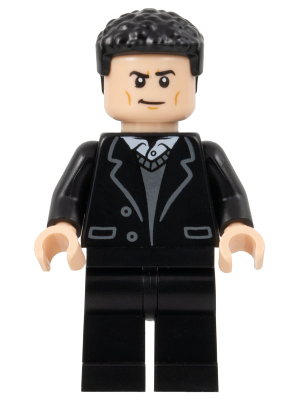 Bruce Wayne - Black Suit, Dark Bluish Gray Sweater