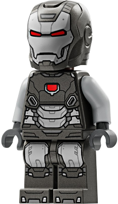 War Machine - Pearl Dark Gray and Light Bluish Gray Armor