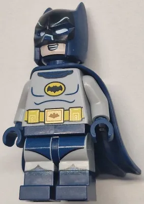 Batman - Classic TV Series, Goggles, Light Bluish Gray Torso, Flexible Rubber Cape