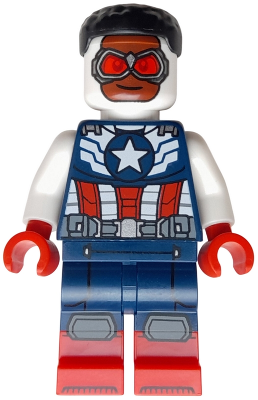 Captain America (Sam Wilson) - Dark Blue and White Suit