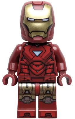 Iron Man - Mark 6 Armor, Large Helmet Visor, Trans-Light Blue Head
