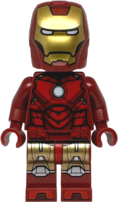 Iron Man - Mark 4 Armor, Large Helmet Visor, Light Nougat Head