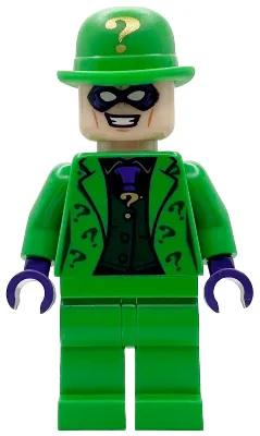 The Riddler - Bright Green Outfit and Bowler Hat