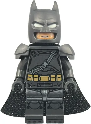 Batman - Pearl Dark Gray Armor, Cowl with White Eyes, Spongy Cape