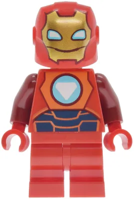 Iron Man - Reddish Orange and Dark Blue Armor