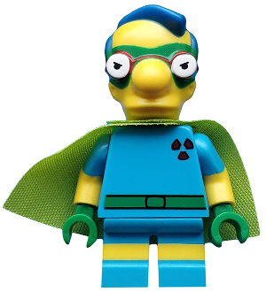 Fallout Boy Milhouse, The Simpsons, Series 2 (Minifigure Only without Stand and Accessories)
