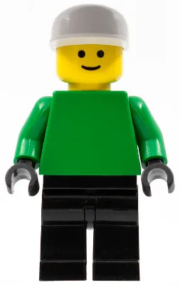 Soccer Player White/Blue Team Goalie