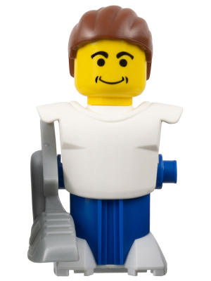 McDonald's Sports Soccer Player - White Torso and Blue Base without Stickers