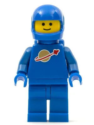 Classic Space - Blue with Air Tanks and Motorcycle (Standard) Helmet (Reissue)