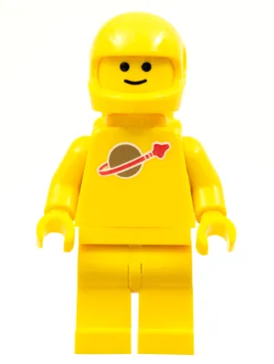Classic Space - Yellow with Air Tanks and Motorcycle (Standard) Helmet (Reissue)