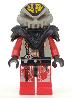 UFO Zotaxian Alien - Red Pilot with Armor and Printed Helmet (Chamon)