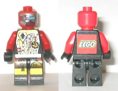 UFO Droid - Red with LEGO Logo on Back (Techdroid 2)