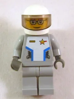 Star Justice Astronaut 2 - with Torso Sticker (glasses, gold badge)